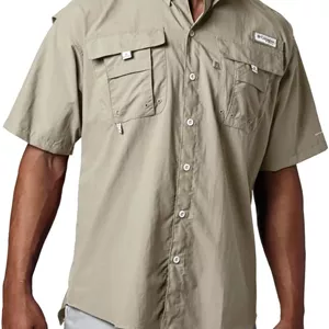 پیراهن آستین کوتاه مردانه کلمبیا مدل PFG Bahama™ II