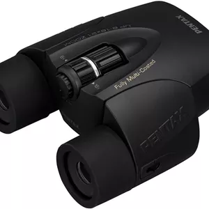 دوربین دوچشمی پنتاکس UP 8-16x21 مشکی (مشکی) پوشش چندلایه کامل، زوم، دارای سوکت سه پایه