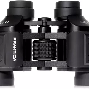 دوربین دوچشمی پراکتیکا Falcon 7x35mm با منشور Porro، مناسب برای فضای باز - لنزهای پوشش‌دار، ساختار محکم، شاسی آلومینیومی، تصویر واضح و شفاف، مناسب برای تماشای پرندگان، قایقرانی، پیاده‌روی، گشت و گذار، نجوم