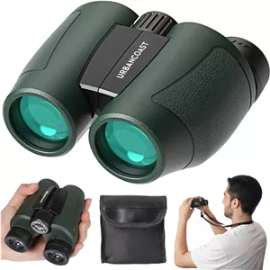 دوربین دوچشمی فشرده 12x32 برای بزرگسالان و کودکان - دوربین دوچشمی کوچک سبک وزن و پرقدرت با نمای بزرگ - دوربین دوچشمی ضد آب فوق العاده روشن برای تماشای پرندگان، مسافرت، کشتی کروز، پیاده روی، ورزش و کنسرت