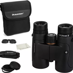 دوربین دوچشمی سلسترون Nature DX 10x42 – مناسب فضای باز و تماشای پرندگان – پوشش چندلایه کامل با منشورهای BaK-4 – روکش لاستیکی – ضد آب و ضد مه