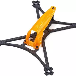 فریم مسابقه ای میکرو FPV آی فلایت Turbobee 136rs 136mm با بازوی 3 میلی متری سازگار با موتورهای Beemotor 1104 4200kv کیت پهپاد مسابقه ای FPV کیت پهپاد DIY (همراه با سایبان نارنجی)