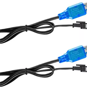 کابل شارژر باتری RC یونیورسال KASTWAVE – دوشاخه اتصال SM 4-Pin برای باتری LiPo 3.7 ولت، سازگار با ماشین های RC، قایق ها، هواپیماها، پهپادها، تانک ها، هلیکوپترها و اسباب بازی های کنترل از راه دور