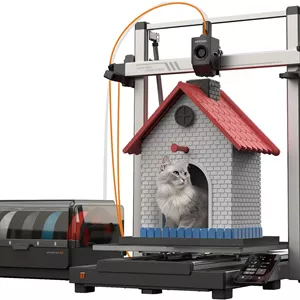 (بسته پرینتر سه بعدی Anycubic Kobra 3 Max Combo) پرینتر سه بعدی بزرگ، پشتیبانی از چاپ چند رنگ، چاپ با سرعت بالا 600 میلی متر بر ثانیه، 420x420x500 میلی متر