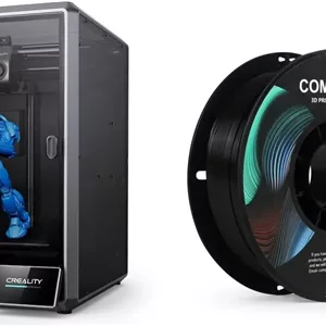 پرینتر سه بعدی کروایلی K1 Max با سرعت چاپ 600mm/s و شتاب 20000mm/s²، ساختار Core XY، حجم ساخت بزرگ، تراز خودکار، اکسترودر دوگانه و فیلامنت PLA پرینتر سه بعدی با سرعت بالا