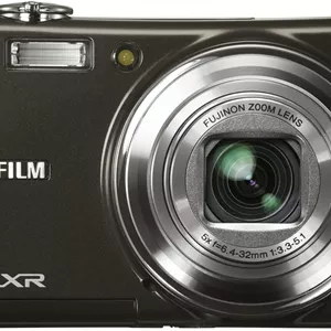 دوربین دیجیتال سوپر CCD فوجی فیلم FinePix F200EXR با حسگر 12 مگاپیکسل و زوم اپتیکال 5x واید انگل با تثبیت کننده دوگانه تصویر، مشکی
