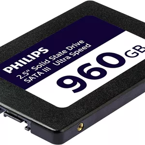 حافظه اس اس دی داخلی 2.5 اینچی فیلیپس SATA III با سرعت فوق العاده 960 گیگابایت، مدل FM96SS130B/00