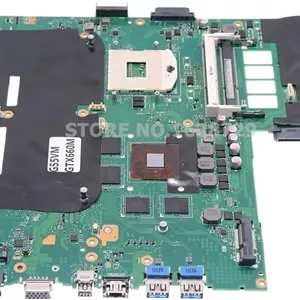 برد اصلی G55VM REV 2.1 برای مادربرد لپ تاپ G55VM گرافیک DDR3 GTX660M