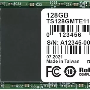 حافظه اس اس دی 128 گیگابایتی ترنسند مدل TS128GMTE110S PCIe 110S با رابط Gen3 x4، نقره ای