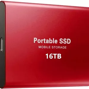 درایو SSD اکسترنال قابل حمل، ۱۶ ترابایت، USB 3.2 Type-C، سرعت خواندن ۱۰۵۰ مگابایت بر ثانیه، سازگار با PS5/PS4/کامپیوتر