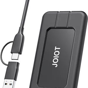 حافظه اس اس دی قابل حمل 512 گیگابایتی با سرعت انتقال داده تا 2000 مگابایت بر ثانیه، USB-C، USB 3.2 Gen 2x2، همراه با کیف محافظ ضد ضربه