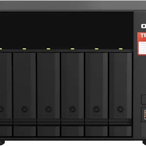 بسته NAS و سوییچ کیونپ TS-673AQSW-1105-5T | ارتقا به شبکه 2.5GbE، 6-Bay 3.5''/2.5'' SATA، پردازنده AMD Ryzen