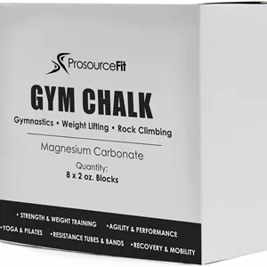 پودر گچ باشگاهی حرفه ای ProsourceFit برای وزنه برداری، ژیمناستیک و صخره نوردی؛ کربنات منیزیم؛ 450 گرم (8 بلوک) 