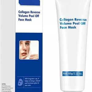 ماسک صورت کلاژن لایه بردار، ماسک صورت هیدرولیز شده، مرطوب کننده و احیا کننده، ماسک صورت مراقبت روزانه پوست برای پوست های کم آب، کدر و خسته - 60 گرم