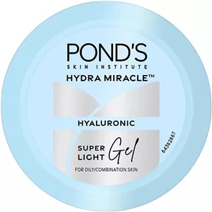 ژل فوق سبک آبرسان صورت POND'S، بدون چربی، 50 گرم | حاوی هیالورونیک اسید و ویتامین E برای پوستی شاداب و درخشان و آبرسانی 24 ساعته - استفاده روزانه
