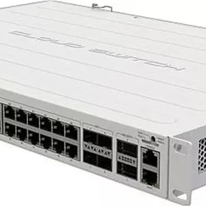 روتر/سوئیچ میکروتیک CRS354-48G-4S 2Q RM با 2 پورت QSFP  40G، 4 پورت SFP  10G، 48 پورت گیگابیتی اترنت RJ45 و سیستم عامل RouterOS L5 یا Switch OS