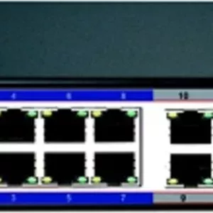 سوئیچ غیر مدیریتی 16 پورت 10/100 D-Link با قابلیت PoE ، برد بلند 250 متری، 2 پورت گیگابیتی با 1 پورت کمبو (RJ45/SFP)، 150 وات | DES-F1016P-E/B