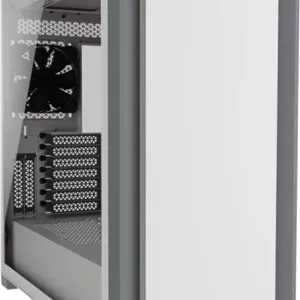 کیس کامپیوتر CORSAIR 5000D شیشه حرارت دیده Mid-Tower ATX - سفید | CC-9011209-WW