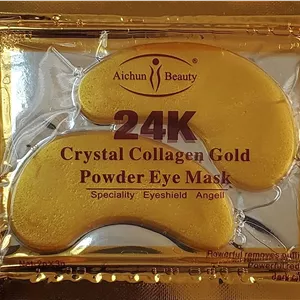 پچ ماسک چشم کلاژن ژلی پودر طلای 24K ایچون بیوتی، ضد پیری، رفع سیاهی، تیرگی و پف، مراقبت از پوست، ضد چروک، مرطوب کننده (10 جفت)