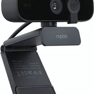 وب‌کم رپو C280، کیفیت 2K برای تصاویر واضح و شفاف، دوربین با پوشش حریم خصوصی، میکروفون داخلی چند جهته، چرخش انعطاف‌پذیر، تا VGA 30 فریم در ثانیه، مشکی | 19990