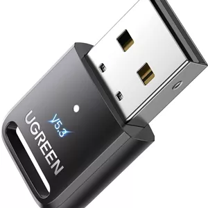 آداپتور بلوتوث USB یوگرین برای کامپیوتر، دانگل بلوتوث 5.3 برای لپ‌تاپ، ماوس، کیبورد، پرینتر، هدست، اسپیکر، ویندوز 8.1/10/11 | 90225