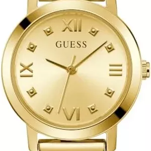 ساعت مچی زنانه GUESS مدل GW0867L2 با صفحه شامپاینی، شامپاینی