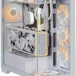 کامپیوتر گیمینگ آرتیک - AMD Ryzen 7 8700F با 8 هسته و 16 رشته، NVIDIA RTX 5070 با 12 گیگابایت حافظه، 32 گیگابایت رم DDR5 با فرکانس 6000 مگاهرتز، 2 ترابایت SSD Gen 4، منبع تغذیه 850W 80 PLUS Gold، خنک کننده مایع 360 میلی متری، Wi-FiBT