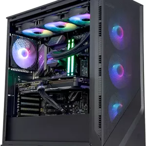 کامپیوتر گیمینگ Obsidian X - پردازنده Intel Core i9-14900K با 24 هسته و 32 رشته، کارت گرافیک NVIDIA RTX 5080 با 16 گیگابایت حافظه، 32 گیگابایت رم DDR5 با فرکانس 6000 مگاهرتز، 2 ترابایت SSD Gen 4، منبع تغذیه 850 وات، خنک کننده مایع 360 میلی متری، Wi-FiBT