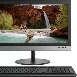 کامپیوتر همه کاره لنوو AIO V330 با پردازنده Intel Core i5-9400، رم 4 گیگابایتی، هارد دیسک 1 ترابایتی، صفحه نمایش 19.5 اینچی، Dos - مشکی | 10UK00FDUM