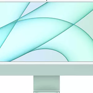 کامپیوتر رومیزی اپل iMac 24 اینچ 2021 با نمایشگر رتینا، تراشه M1 با پردازنده مرکزی و گرافیکی 8 هسته ای، 8 گیگابایت رم، 512 گیگابایت SSD، اترنت گیگابیتی، کیبورد انگلیسی-عربی، سبز | MGPJ3 AB/A