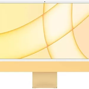 کامپیوتر رومیزی اپل iMac (2021)، نمایشگر 24 اینچی رتینا 4.5K، تراشه Apple M1 با پردازنده مرکزی 8 هسته ای، پردازنده گرافیکی 8 هسته ای، موتور عصبی 16 هسته ای، 8 گیگابایت رم، 512 گیگابایت SSD، گیگابیت اترنت، مجیک کیبورد انگلیسی و ماوس، زرد | Z12S0024H