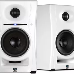 سیستم مانیتور استودیویی اکتیو نییرفیلد ۴ اینچی KALI AUDIO LP-UNF با بلوتوث - تنظیمات اکولایزر جبران مرزی - برای میکس، ضبط، تولید صدا - ورودی های USB-C، TRS، RCA - سفید (جفت)