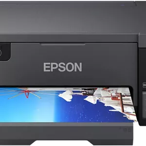 پرینتر عکس رنگی A4 با حجم بالا EPSON EcoTank L8050، چاپ عکس های بدون حاشیه 10x15 سانتی متر، رزولوشن 5.760 x 1.440 DPI، سرعت چاپ 22 صفحه در دقیقه، مشکی | C11CK37405