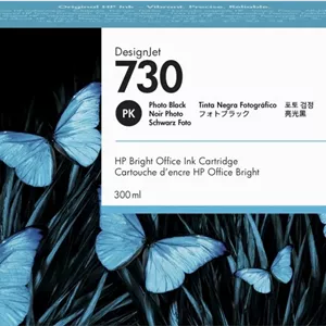 کارتریج جوهر مشکی فتو HP 730 با حجم 300 میلی لیتر | P2V73A