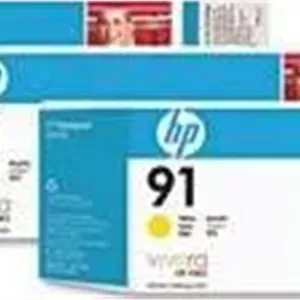 کارتریج جوهر زرد HP 91، بسته 3 عددی 775 میلی لیتری | C9485A