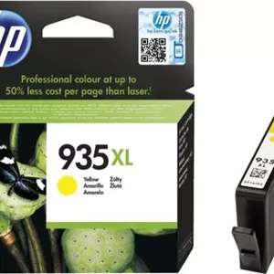 کارتریج جوهر اصلی پربازده زرد رنگ HP 935XL مدل C2P26AE