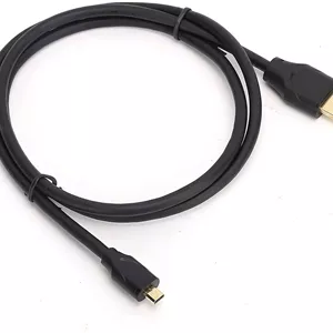 کابل HDMI به میکرو HDMI مایندپیور، رابط چند رسانه ای با کیفیت بالا 4K، برای اتصال مایکروسافت، همگام سازی صدا و تصویر، طول 1.5 متر، مشکی | AD015 / LX10228