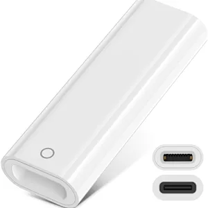 آداپتور USB C به قلم لمسی، آداپتور USB Type C به لایتنینگ برای آیپد نسل 10، اتصال شارژ بلوتوث مادگی به مادگی، شارژر USB-C قلم برای قلم لمسی اپل نسل 1