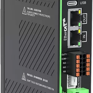 درایور استپر فیلدباس Ethercat مدل EST60 دو فاز حلقه بسته 6.0 آمپر 28-110VDC 20-80VAC کنترلر موتور Nema 23/24 استاندارد CiA402