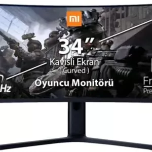 مانیتور گیمینگ خمیده شیائومی مدل BHR4270HK Mi، 34 اینچ، مشکی
