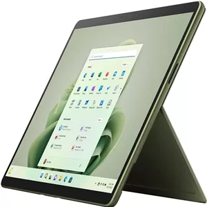 تبلت ۱۳ اینچی مایکروسافت Surface Pro 9 مدل QF8-00013، پردازنده Intel i5، رم ۸ گیگابایت، حافظه ۲۵۶ گیگابایت، رنگ Forest - (بازسازی شده)