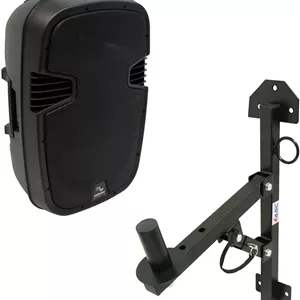 بلندگوی PA بلوتوثی 12 اینچی 1000 واتی Harmony Audio HA-L12BA Pro DJ به همراه پایه دیواری