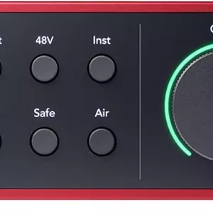 کارت صدای USB نسل چهارم Scarlett 2i2 به همراه کابل میکروفون Buhne XLR10 به طول 3 متر