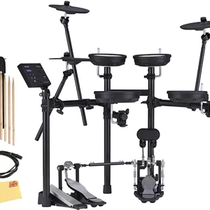 بسته درام الکترونیکی Roland V-Drums TD-07DMK به همراه کیف چوب درام، کابل صوتی 3.5 میلی‌متری، 3 جفت چوب درام و پارچه پولیش Austin Bazaar