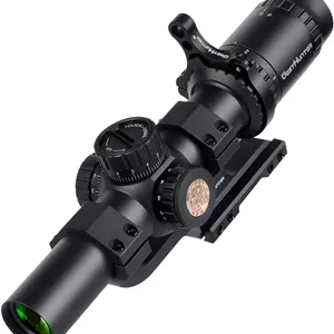 دوربین تفنگ WestHunter Optik HD 1-6x24 IR SFP برای شکار، 30 میلی‌متر، نورپردازی قرمز-سبز، دقت تاکتیکی 1/5 MIL، دوربین‌های تفنگ تیراندازی | 2 نوع رتیکل