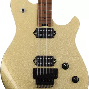 گیتار الکتریک EVH Wolfgang Standard با دسته افرا پخته شده و رنگ طلایی براق