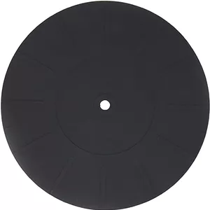 واشر سینی گرامافون کلاسیک 7 اینچی RLECS، پد لغزنده سیلیکونی گرد مشکی مناسب برای گرامافون