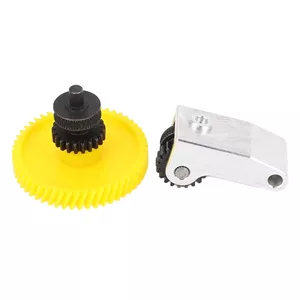 کیت دسته دنده اکسترودر پرینتر سه بعدی، محرک دنده ای، مجموعه تغذیه، فولاد قالب، CNC، آلیاژ آلومینیوم با سختی بالا، سازگار با Bambu Lab X1 C، P1P، P1S