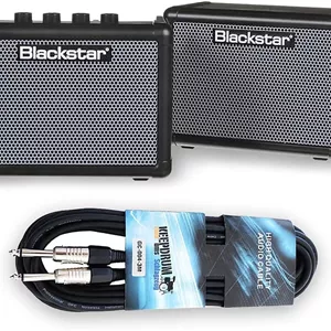 ست مینی آمپلی‌فایر استریو Blackstar Fly 3 Bass به همراه کابل گیتار keepdrum