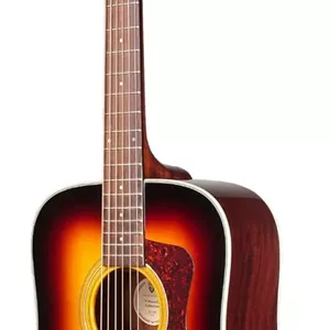 گیتار آکوستیک گیلد D-140 ATB، رنگ Antique Burst، بدنه تمام چوب یکپارچه Dreadnought، مجموعه Westerly، به همراه سافت کیس ممتاز